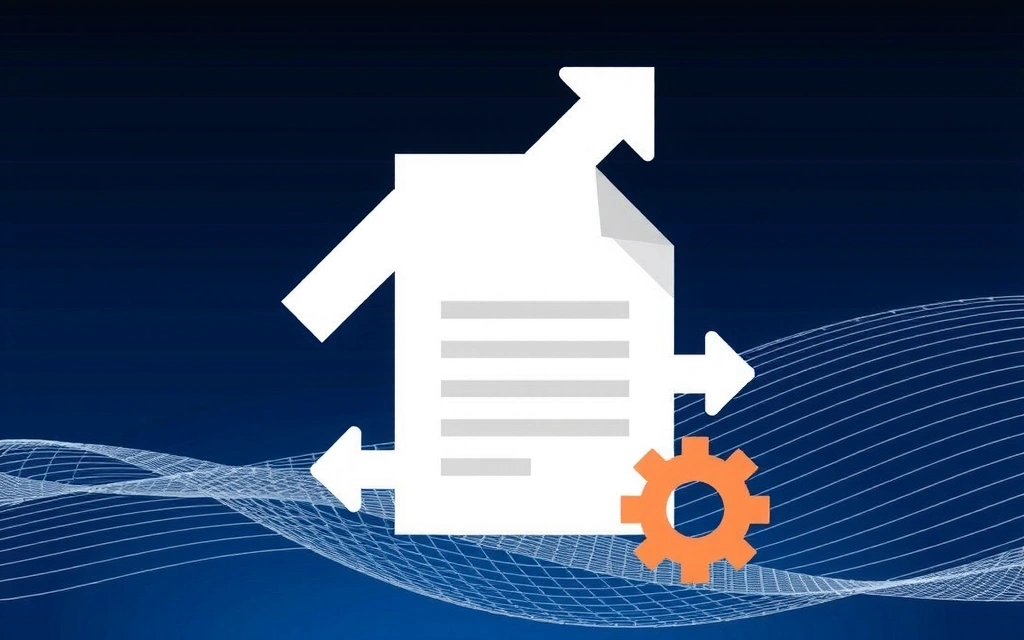 Illustration of a document being updated digitally, symbolizing policy changes